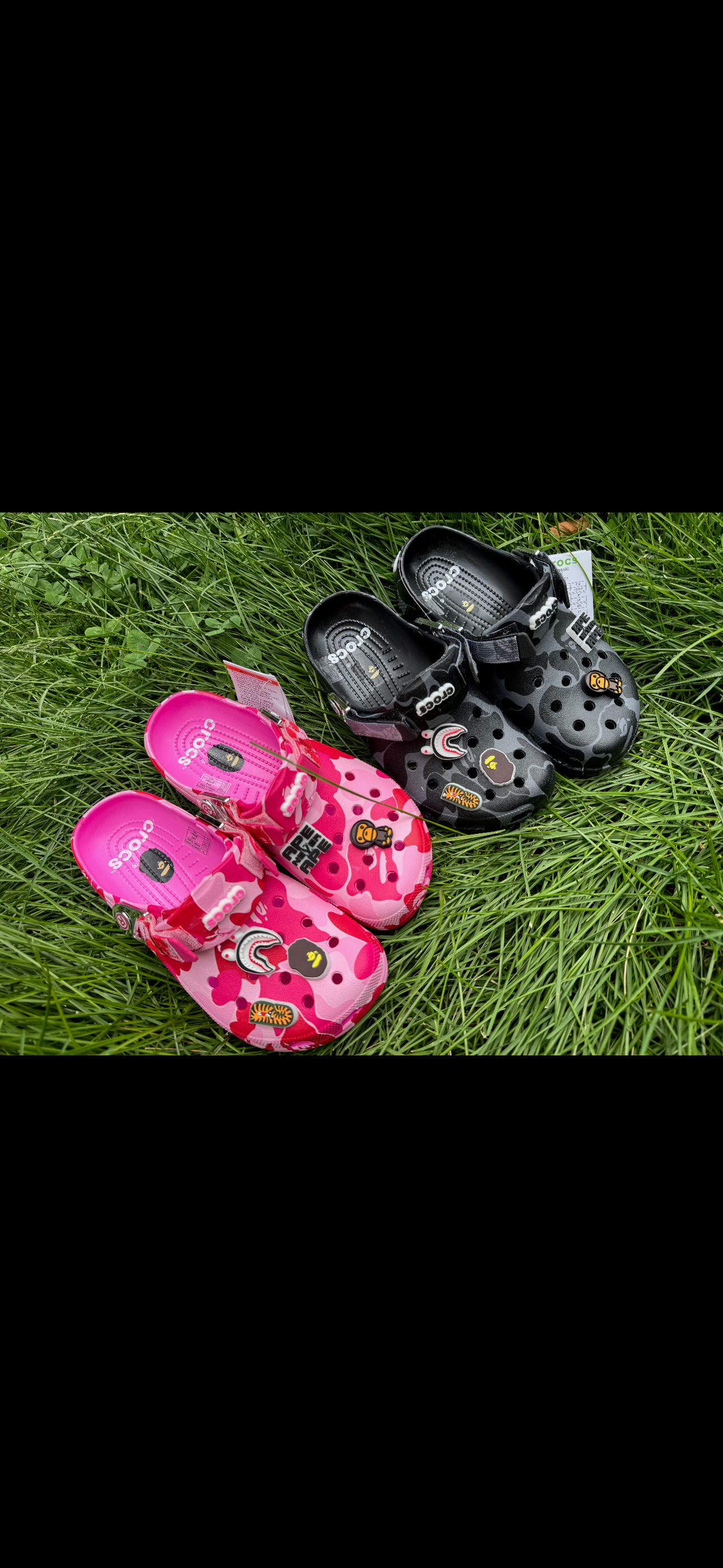 BAPE CROCS